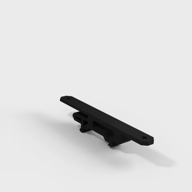 Adaptateur de rail DIN pour les terminaux avec un espacement de trous de 100 mm