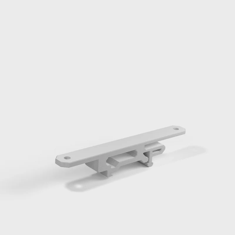 Adaptateur de rail DIN pour les terminaux avec un espacement de trous de 100 mm