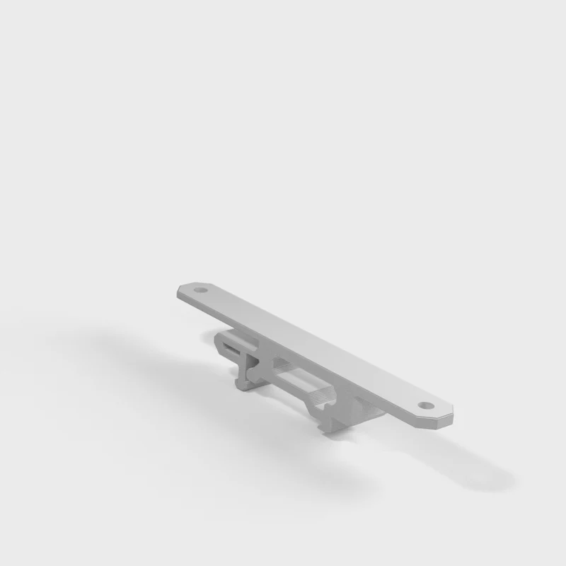 Adaptateur de rail DIN pour les terminaux avec un espacement de trous de 100 mm