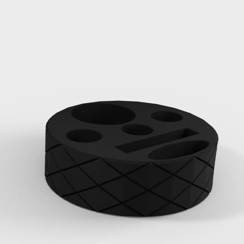 Plateau moleté pour outils de rasage