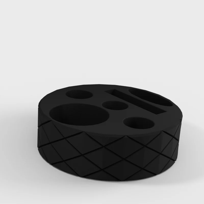 Plateau moleté pour outils de rasage