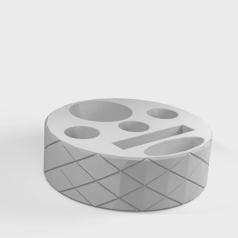 Plateau moleté pour outils de rasage