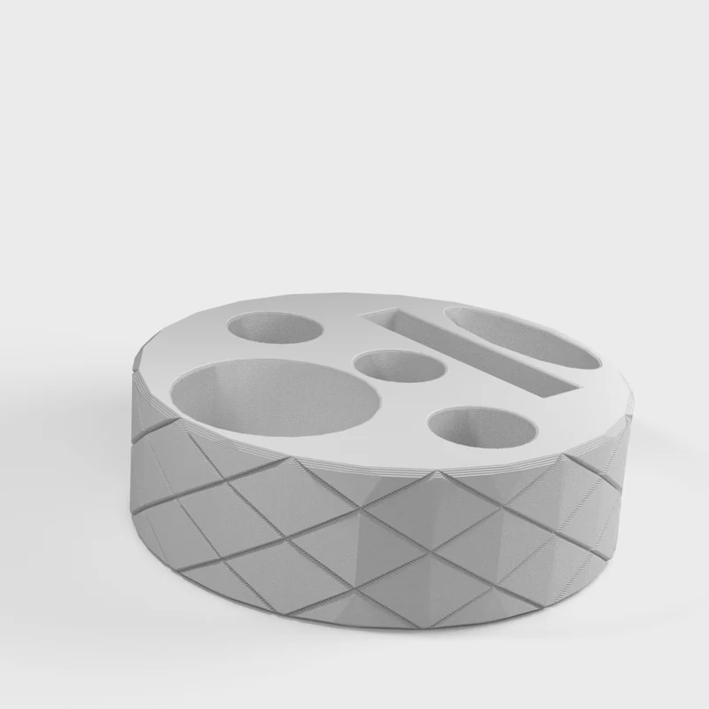 Plateau moleté pour outils de rasage