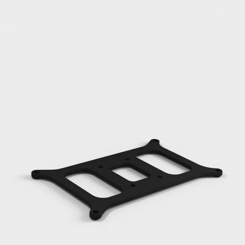 Support rail DIN fin BTT Octopus / Octopus Pro pour clip DIN en métal