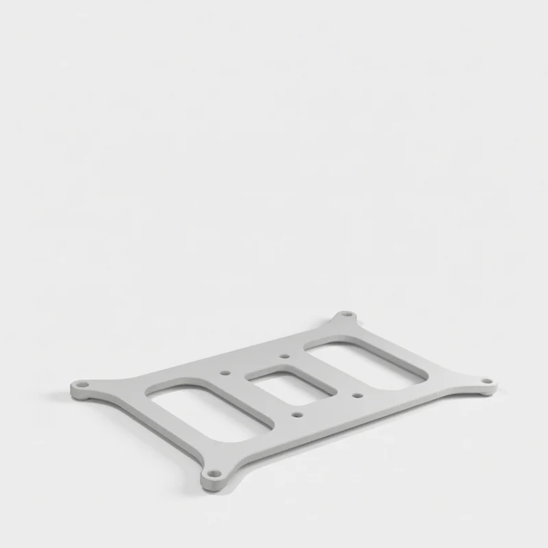 Support rail DIN fin BTT Octopus / Octopus Pro pour clip DIN en métal