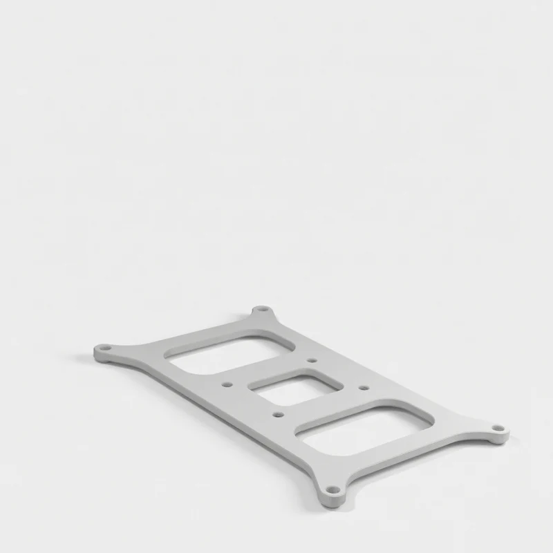 Support rail DIN fin BTT Octopus / Octopus Pro pour clip DIN en métal