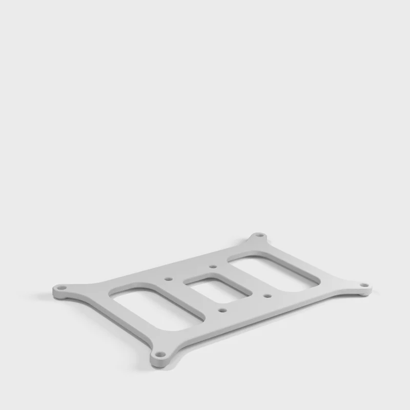 Support rail DIN fin BTT Octopus / Octopus Pro pour clip DIN en métal