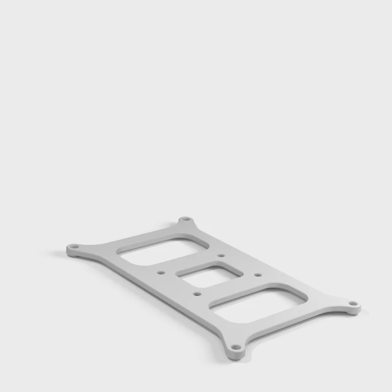 Support rail DIN fin BTT Octopus / Octopus Pro pour clip DIN en métal