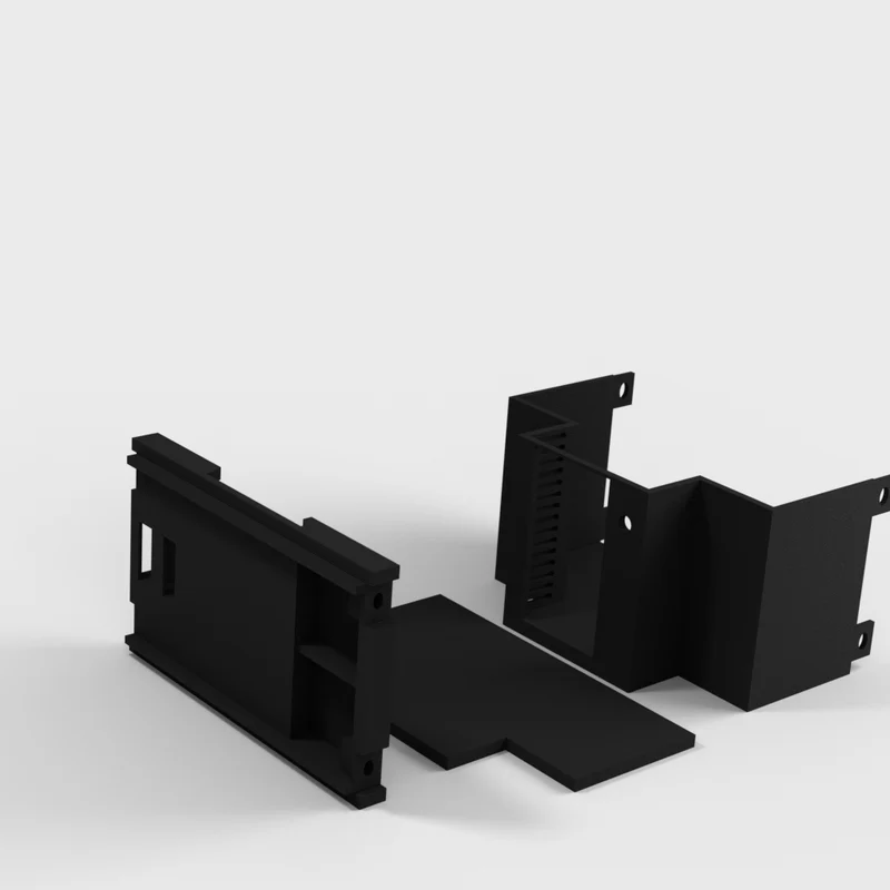 Boîtier de rail DIN pour moniteur de température LCD numérique