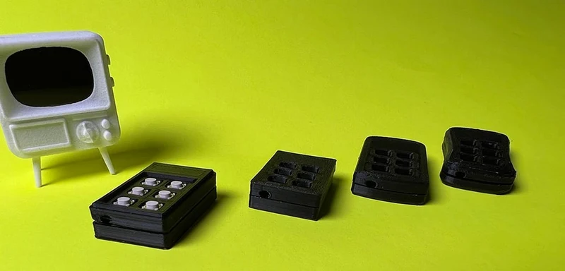 Cache de télécommande pour Tiny Circuits TinyTV Kit