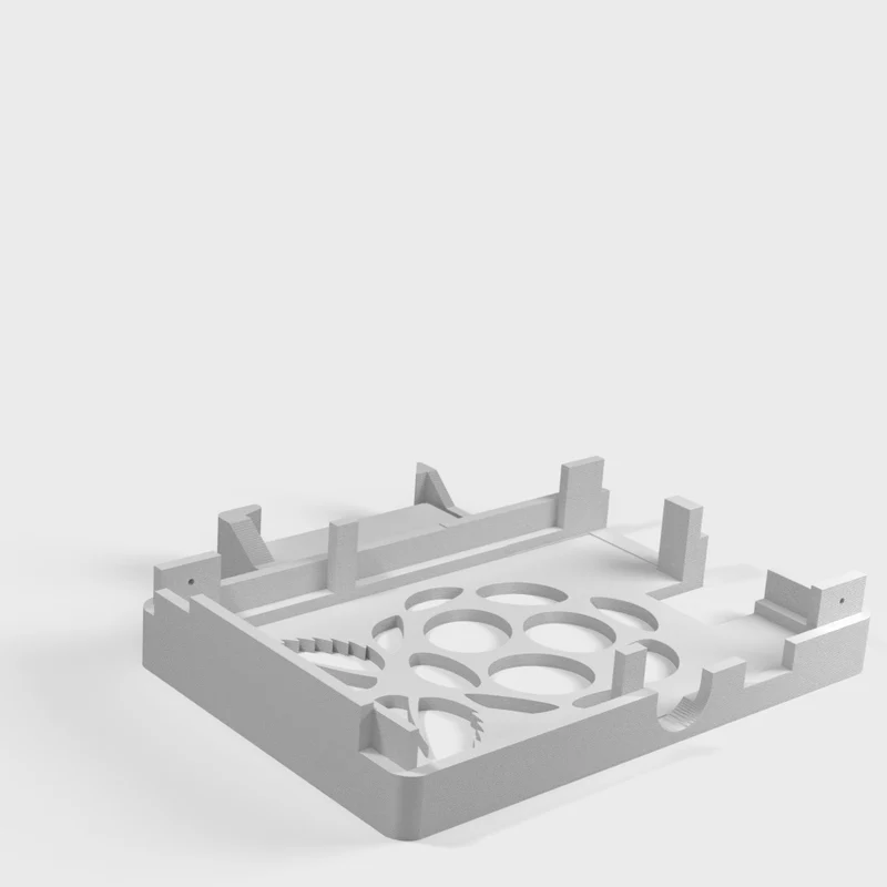 Raspberry Pi 1 support DIN rail