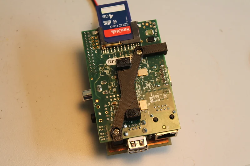 Support de rail DIN pour Raspberry Pi Model B