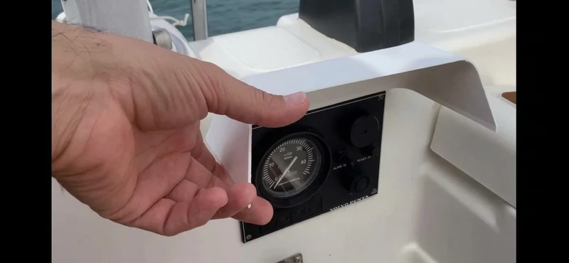 Couvercle de panneau avec charnière pour moteur de bateau