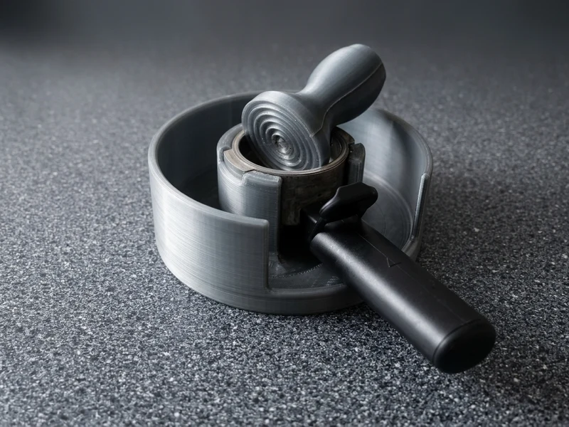 Station de préparation de porte-filtre à expresso pratique