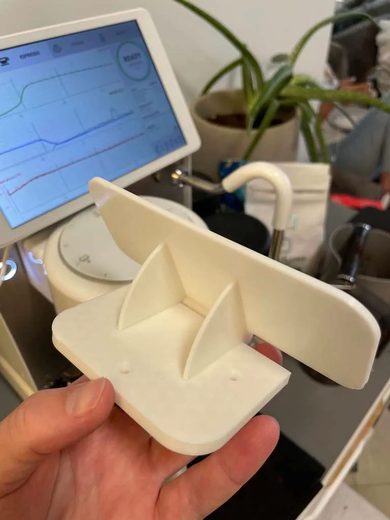 Support de tablette amovible pour machine à expresso Decent DE1