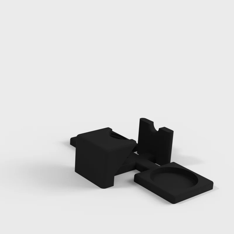 Support de fusée pour porte-filtre, niveleur et tamper