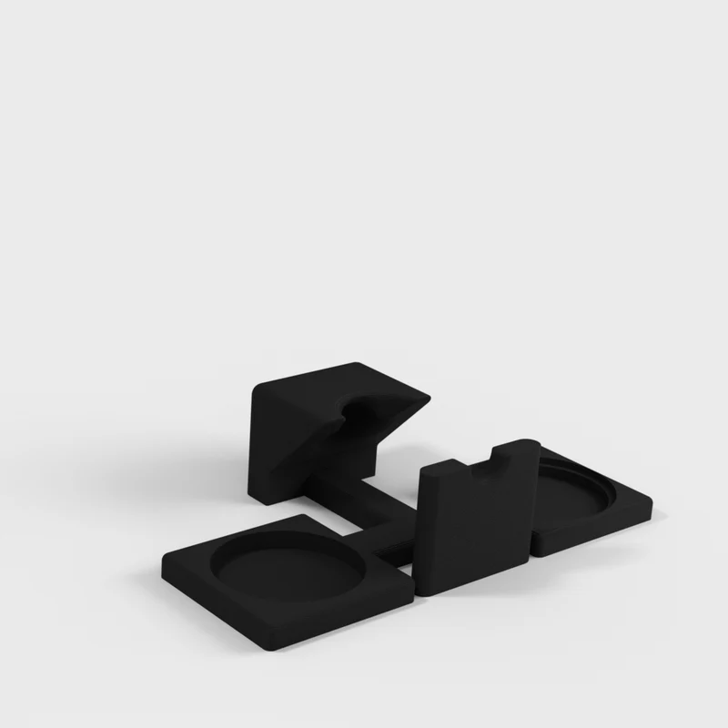 Support de fusée pour porte-filtre, niveleur et tamper