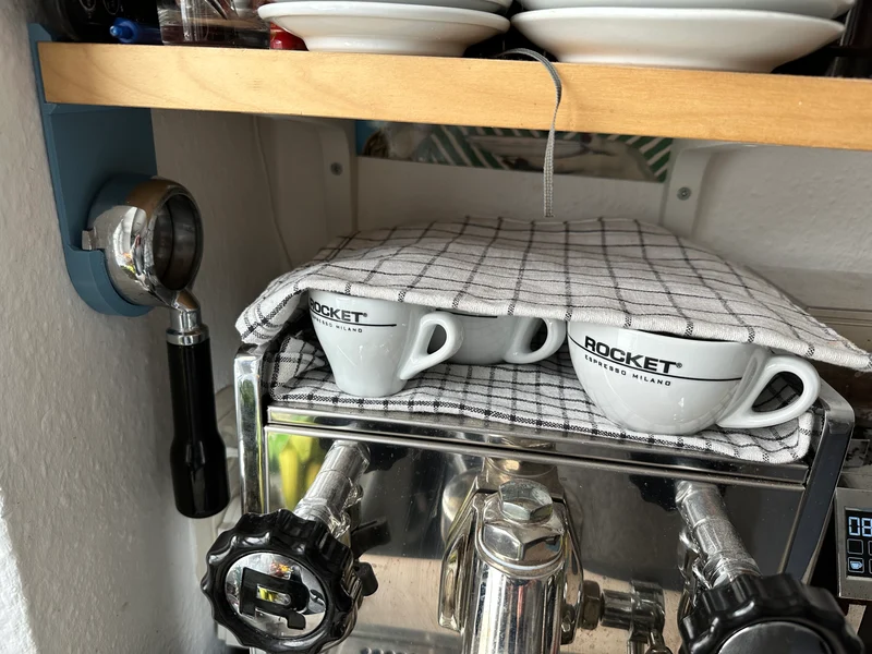Porte-filtre sans vis pour Rocket Mozzafiato