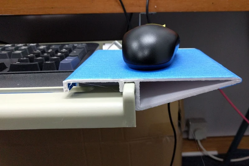 Support de tapis de souris pour tiroir de clavier sous la table