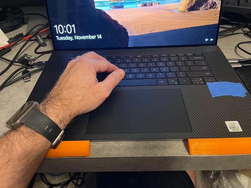 Support de poignet ergonomique pour clavier et PC portable