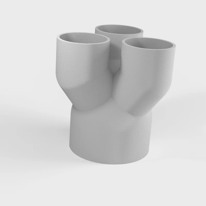 Adaptateur PVC efficace de 4 à 2 pouces pour dépoussiérage