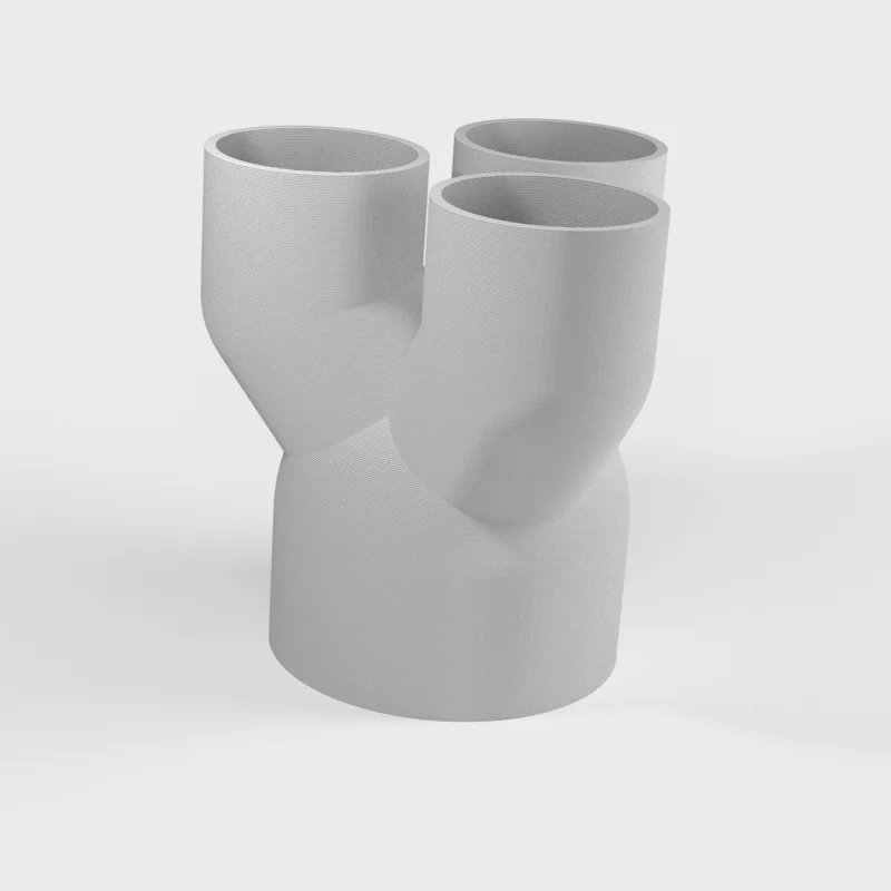 Adaptateur PVC efficace de 4 à 2 pouces pour dépoussiérage
