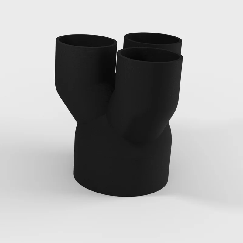 Adaptateur PVC efficace de 4 à 2 pouces pour dépoussiérage