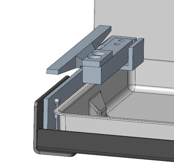 Support de cellule de pesée pour bac d'égouttement Rancilio Silvia Pro X