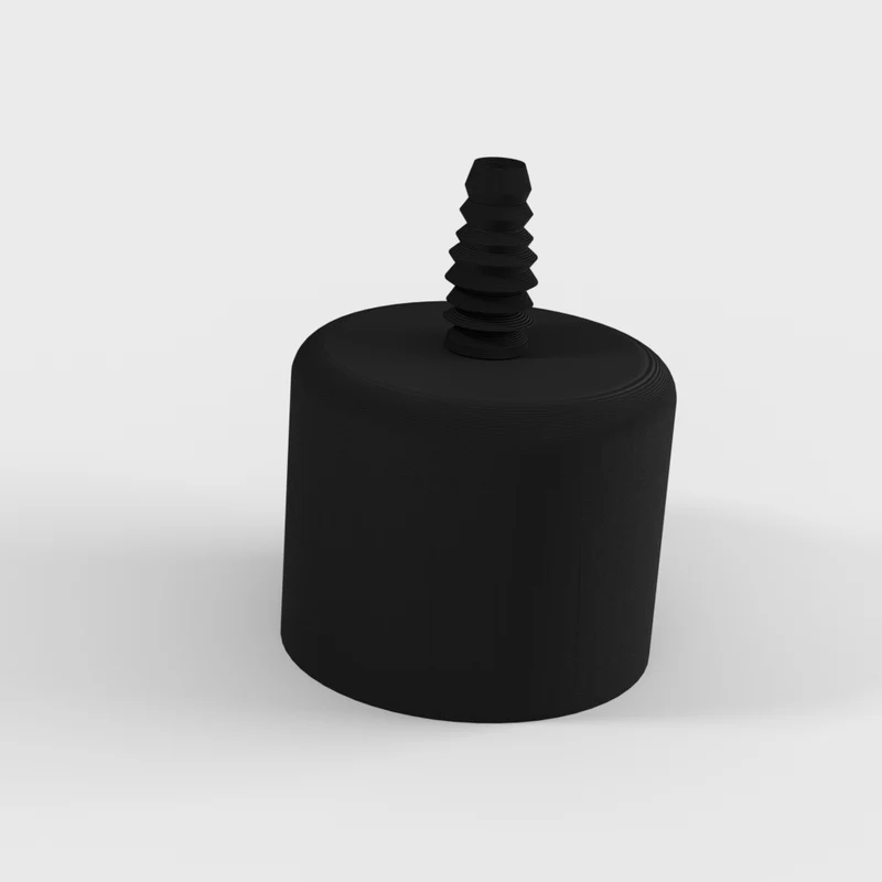 Plaque de tuyau en PVC de 2 pouces avec adaptateur de tuyau en silicone de 10 mm