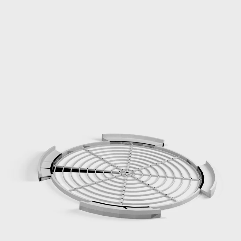 Porte-assiettes en carton