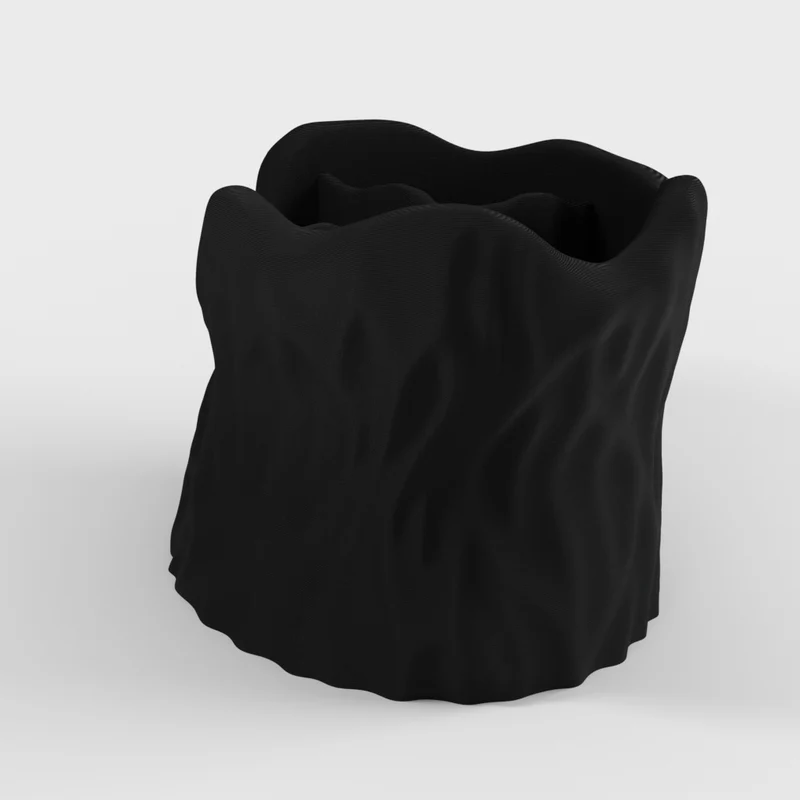 Porte-couverts en forme de souche d'arbre