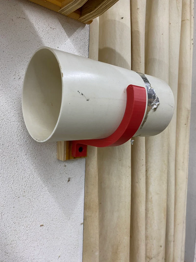 Support de tuyau en PVC - 4 pouces