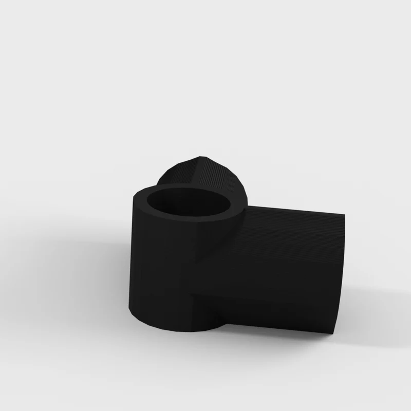 Raccord d'angle à 3 voies pour tuyau en PVC de 1/2 pouce