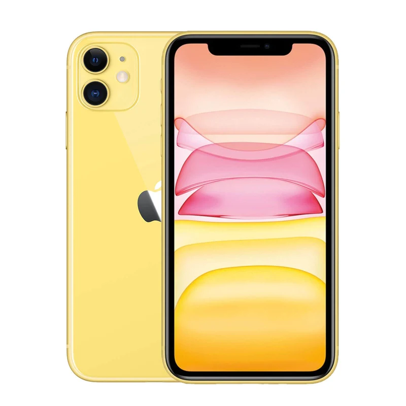iPhone 11 64 Go - Jaune - Débloqué - Etat correct