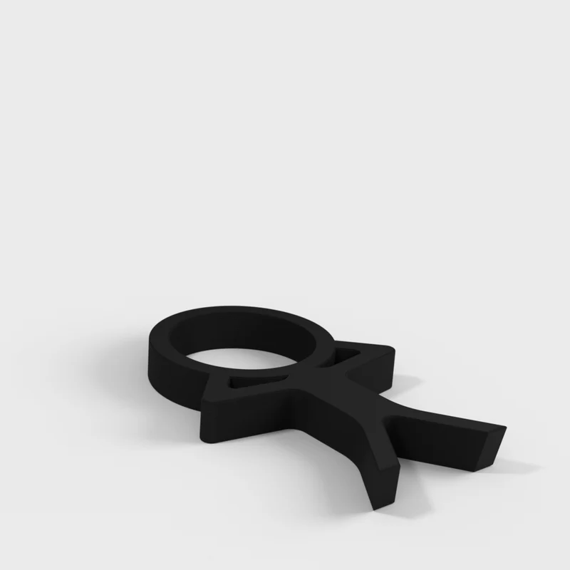 Porte-bouteille de vin décoratif au design masculin