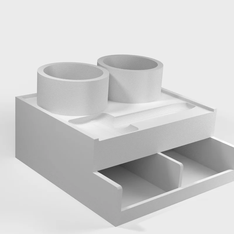 Organisateur d'angle de baignoire - Rangement de salle de bain intelligent