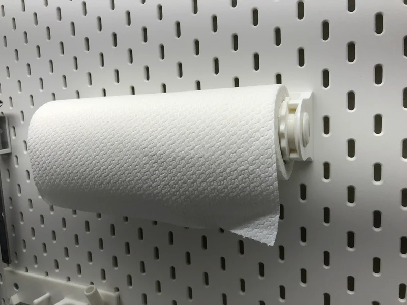 Support à serviettes en papier GRAB and GO pour mur et IKEA Skådis