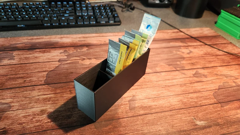 Organisateur intelligent pour sachets de boisson en poudre