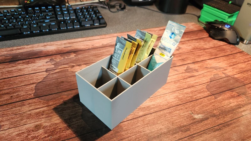 Organisateur intelligent pour sachets de boisson en poudre