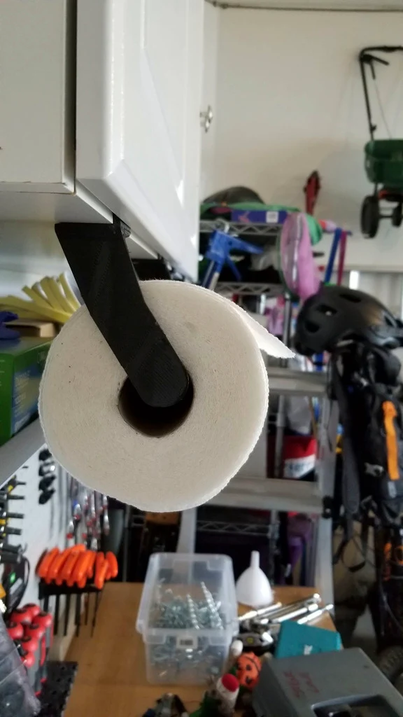 Distributeur de serviettes en papier étendu pour étagères d'armoires - Pince de 16 mm