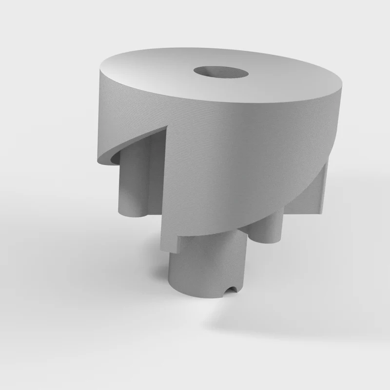 Pale de ventilateur de pièce (composée) 210 mm avec arbre de moteur de 8 mm