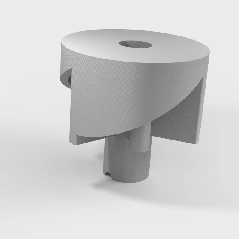 Pale de ventilateur de pièce (composée) 210 mm avec arbre de moteur de 8 mm