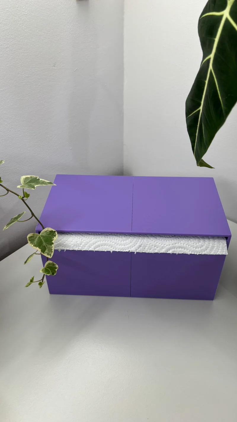Porte-papier modulaire pour salle de bain et cuisine - Conception flexible imprimable en 3D