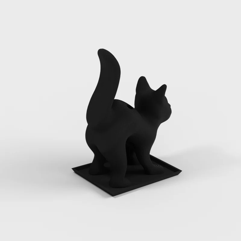 Porte-encens et bâtonnets de parfum en forme de chat pour Halloween