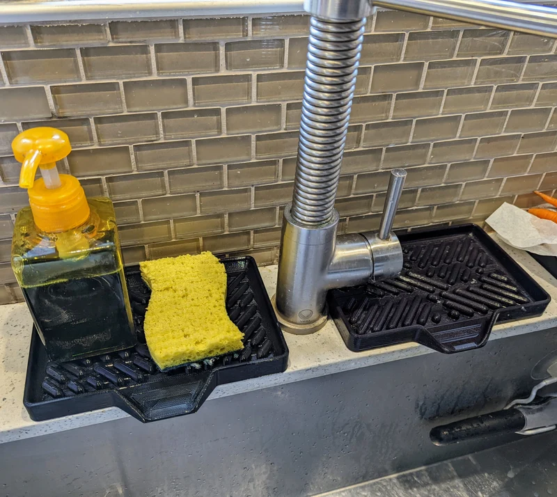 Porte-savon auto-drainant pour cuisine et salle de bain