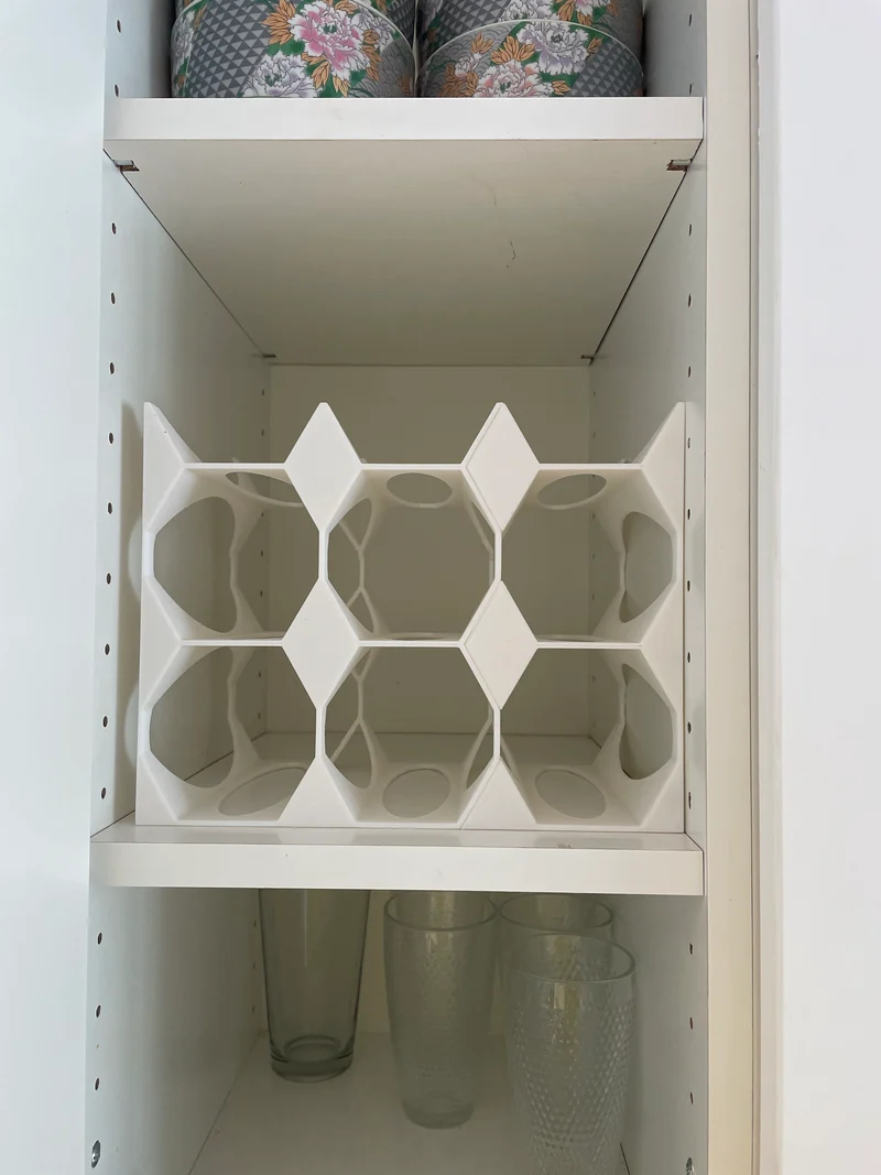 Support à bouteilles pratique pour bouteilles d'eau et de vin