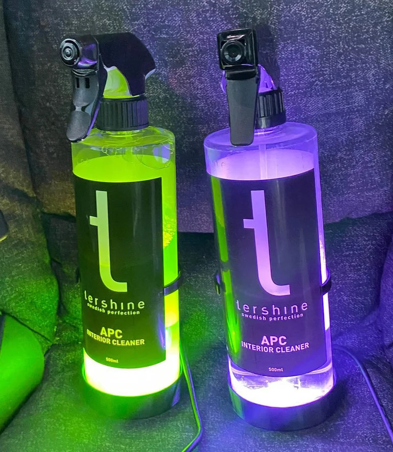 Porte-bouteille mural avec lumière LED (500 ml)