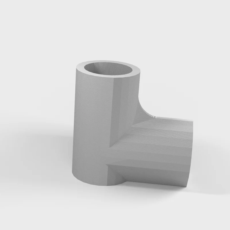 Coude à 4 voies, raccord de tuyau en PVC de 1/2 pouce