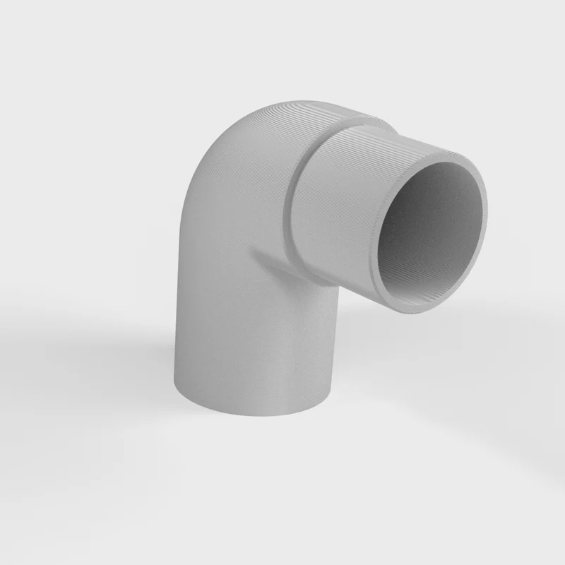 Raccord à angle droit pour séparateur cyclone Dust Deputy