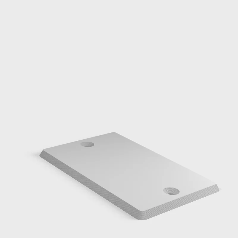 Plaque de recouvrement pour prise d'aspirateur central